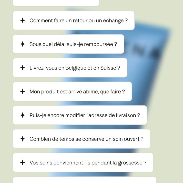 Widget sur la page contact