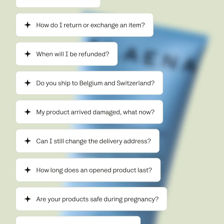 Widget on the contact page