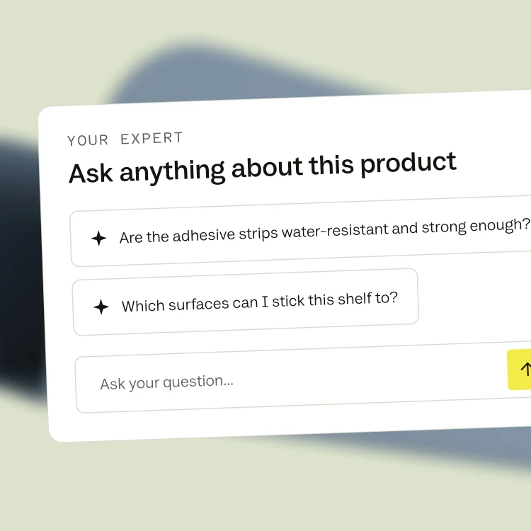 Widget on a product page